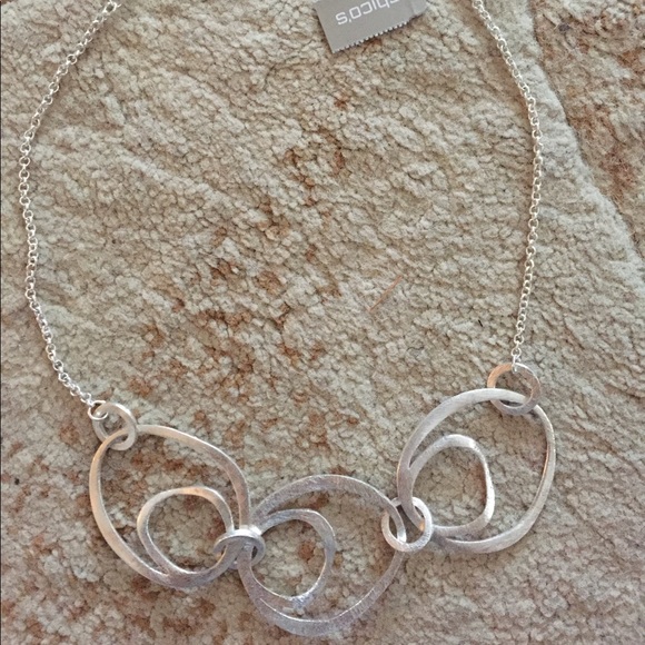 Chicos Black & Silver statement necklaces - Picture 6 of 8